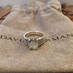 David Yurman Petite Wheaton Ring with Diamonds